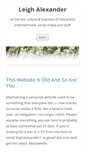 Mobile Screenshot of leighalexander.net